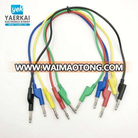 Factory direct custom electrical laboratory silicone banana plug test lead